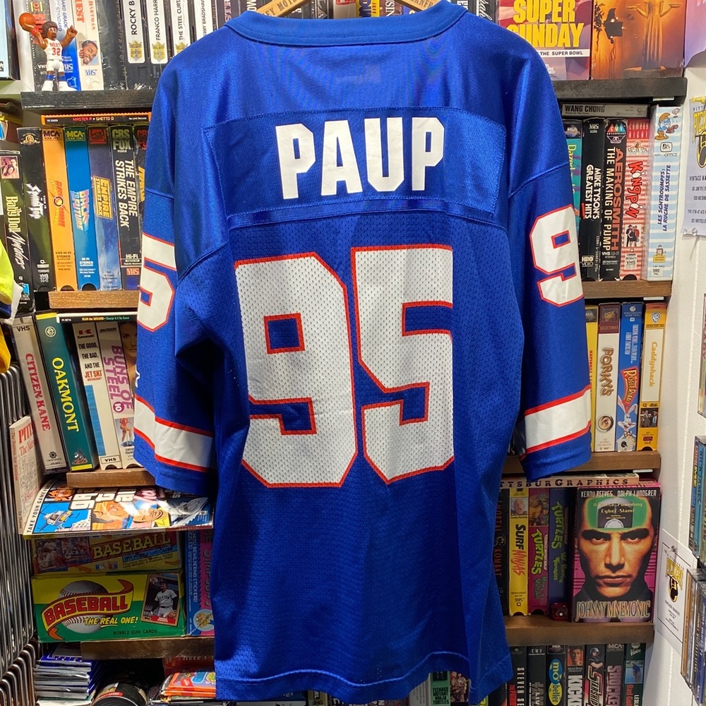 L/48 VINTAGE BUFFALO BILLS BRYCE PAUP STARTER JERSEY